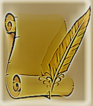 scroll with quill